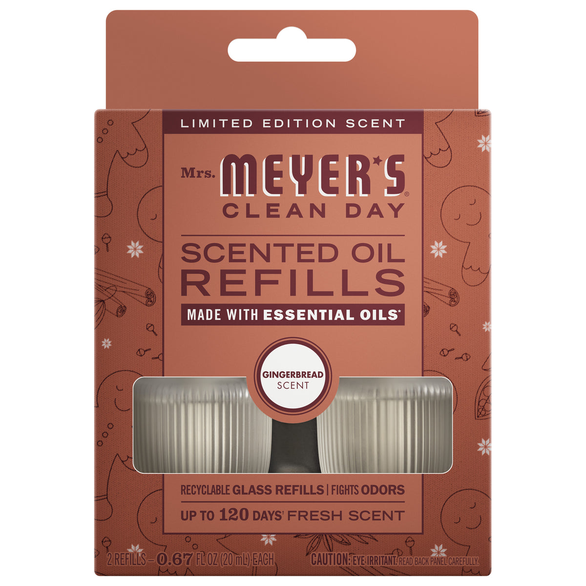 Gingerbread Plug In Scented Oil Refill, 2-Pack